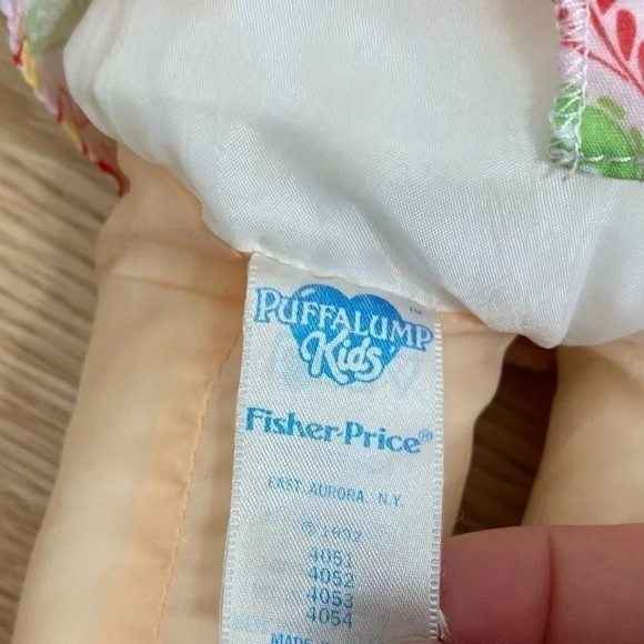 Vintage Fisher Price Puffalump Kids Doll 1992 Pink